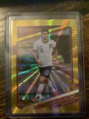 Christian Pulisic [Gold Laser] #160 Soccer Cards 2021 Panini Donruss Road to Qatar Prices