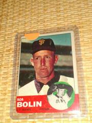 Bob Bolin #106 Baseball Cards 1963 Topps Prices