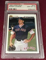 Roger Clemens #545 Baseball Cards 1992 Upper Deck Prices