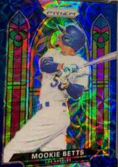 Mookie Betts [Navy Blue Kaleidoscope Prizm] #SG-2 Baseball Cards 2021 Panini Prizm Stained Glass Prices