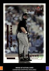 Jeff Bagwell [Red] Baseball Cards 2001 Fleer Triple Crown Prices