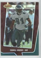 Terrell Owens [Red] #4 Football Cards 2005 Bowman's Best Prices