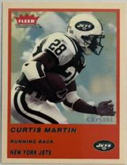 Curtis Martin [Crystal] Football Cards 2004 Fleer Tradition Prices