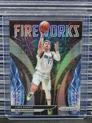 Luka Doncic [Hyper Prizm] #4 Basketball Cards 2021 Panini Prizm Fireworks Prices
