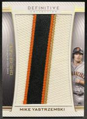 Mike Yastrzemski Baseball Cards 2023 Topps Definitive Nameplate Collection Prices