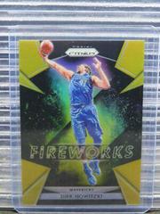 Dirk Nowitzki [Gold Prizm] Basketball Cards 2018 Panini Prizm Fireworks Prices