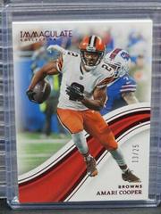 Amari Cooper [Red] #37 Football Cards 2023 Panini Immaculate Prices