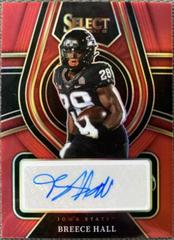 Breece Hall [Red] #RS-BHA Football Cards 2022 Panini Select Draft Picks Rookie SIgnatures Prices