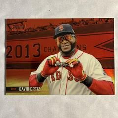 David Ortiz [Red] #278 Baseball Cards 2021 Stadium Club Chrome Prices