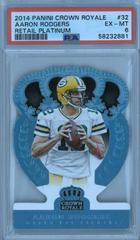 Aaron Rodgers [Retail Platinum] #32 Football Cards 2014 Panini Crown Royale Prices