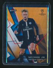 Neymar Jr. [Orange Refractor] Soccer Cards 2018 Finest UEFA Champions League Prices