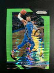 Russell Westbrook [Green Pulsar] Basketball Cards 2018 Panini Prizm Prices
