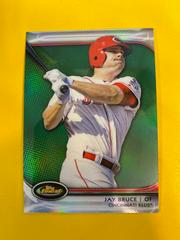 Jay Bruce [Green Refractor] #4 Baseball Cards 2012 Finest Prices