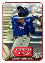 Vladimir Guerrero Jr #SO-27 Baseball Cards 2021 Topps Big League Souvenirs Prices