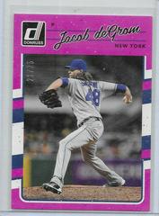 Jacob deGrom [Pink Border] #124 Baseball Cards 2017 Panini Donruss Prices