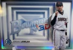 Jordan Lawlar [Orange Refractor] #B3D-13 Baseball Cards 2022 Bowman in 3D Prices