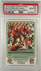 San Francisco 49ers [Nothing But Red Shirts] Football Cards 1979 Fleer Team Action Prices