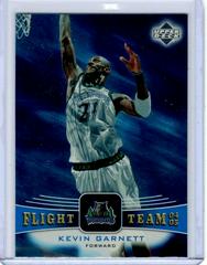 Kevin Garnett #FT10 Basketball Cards 2004 Upper Deck Flight Team Prices