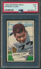 Herman Clark Football Cards 1952 Bowman Small Prices