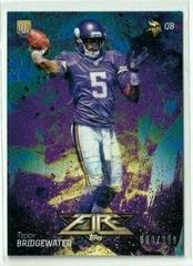 Teddy Bridgewater [Blue] #128 Football Cards 2014 Topps Fire Prices