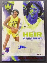 Brice Sensabaugh [Ruby] #40 Basketball Cards 2023 Panini Court Kings Heir Apparent Prices