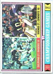 Conference Championships #462 Football Cards 1974 Topps Prices