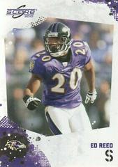 Ed Reed #20 Football Cards 2010 Panini Score Prices