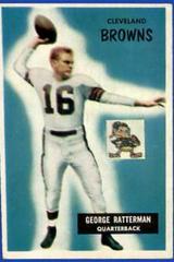 George Ratterman Football Cards 1955 Bowman Prices