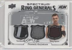 Frankie Kazarian Wrestling Cards 2021 Upper Deck AEW Spectrum Ring Generals Relics Prices