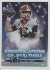 Stetson Bennett Football Cards 2022 Bowman's Best University Constellations of Greatness Prices