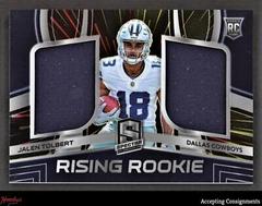 Jalen Tolbert [Hyper] #RRM-JTO Football Cards 2022 Panini Spectra Rising Rookie Materials Prices