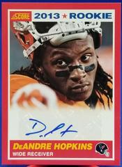 DeAndre Hopkins [Autograph Red] #356 Football Cards 2013 Panini Score Prices
