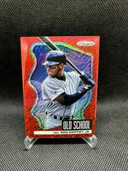Ken Griffey Jr. [Red Shimmer Prizm] #OS-2 Baseball Cards 2022 Panini Prizm Old School Prices