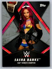Sasha Banks [Silver] Wrestling Cards 2018 Topps WWE Women's Division Champion Prices