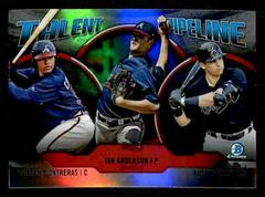 William Contreras, Ian Anderson, Austin Riley Baseball Cards 2019 Bowman Chrome Talent Pipeline Prices