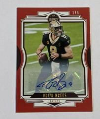 Drew Brees [Red Autographs] #34 Football Cards 2021 Panini Legacy Prices