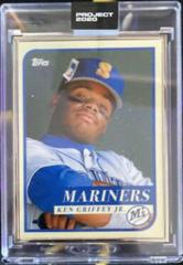 Ken Griffey Jr. [Silver Frame Artist Proof] Baseball Cards 2020 Topps Project 2020 Prices
