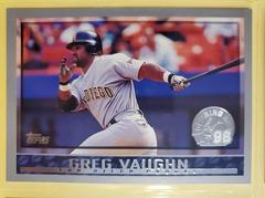 Greg Vaughn #39 Baseball Cards 1998 Topps Opening Day Prices