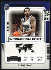 Vlade Divac #14 Basketball Cards 2021 Panini Contenders International Ticket Prices