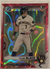 Tyler Black [Red Lava Refractor] #BDC-200 Baseball Cards 2021 Bowman Draft Chrome Prices