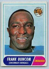 Frank Buncom Football Cards 1968 Topps Prices