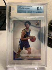 Jordan Poole [Holo Gold] Basketball Cards 2019 Panini Clearly Donruss Prices