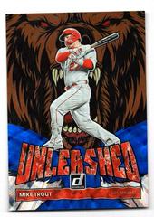 Mike Trout [Blue] #UL-3 Baseball Cards 2022 Panini Donruss Unleashed Prices