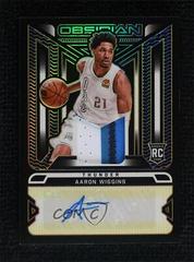 Aaron Wiggins [Yellow] Basketball Cards 2021 Panini Obsidian Rookie Jersey Ink Autographs Prices
