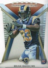 Brian Quick Football Cards 2012 Topps Platinum Rookie Die-Cut Prices