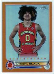 Anthony Black [Orange] #62 Basketball Cards 2022 Topps Chrome McDonald's All-American Prices