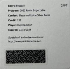 Kyle Hamilton [Silver Autograph] #132 Football Cards 2022 Panini Impeccable Prices
