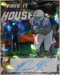 Dameon Pierce [Crystal RWB] #TH-DP2 Football Cards 2022 Leaf Valiant Autographs Take it to the House Prices