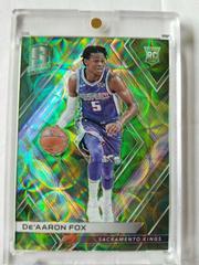 DE'Aaron Fox [Neon Green] #51 Basketball Cards 2017 Panini Spectra Prices