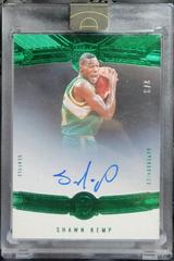 Shawn Kemp [Green] #13 Basketball Cards 2021 Panini Eminence Autographs Prices